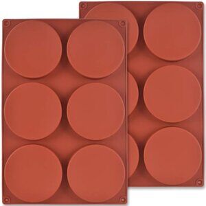 Silicone Round Cake Molds, 4 Inch Silicone Molds for Baking Layer Cake, Resin Co